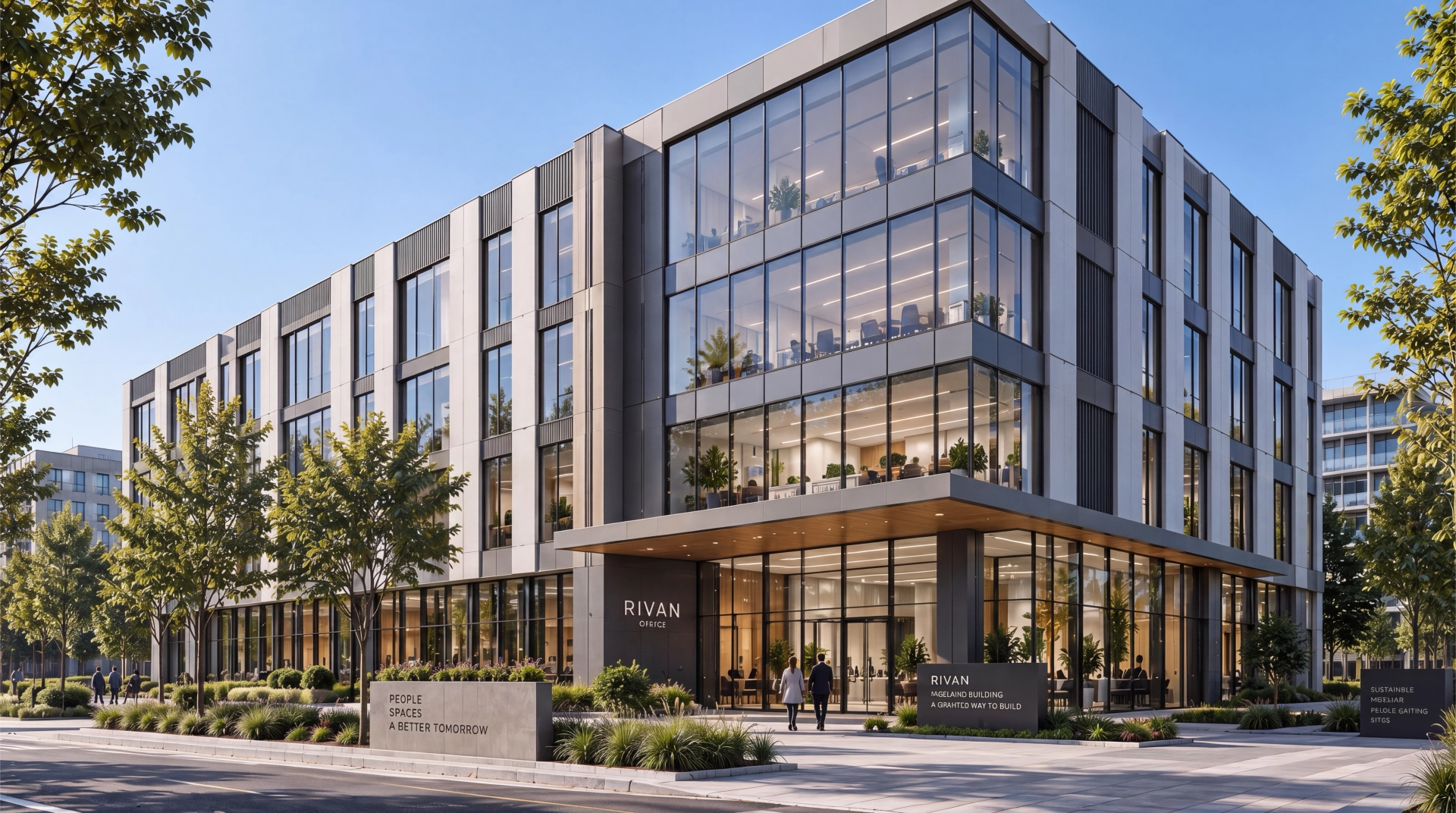 Office building facade