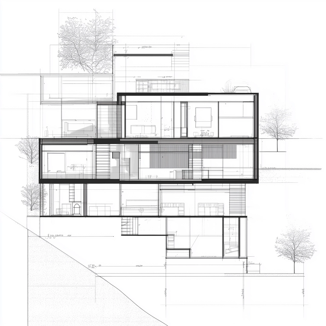 Residential courtyard