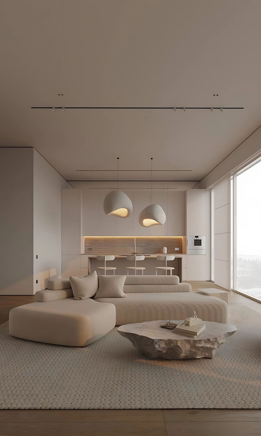 Minimal neutral bedroom